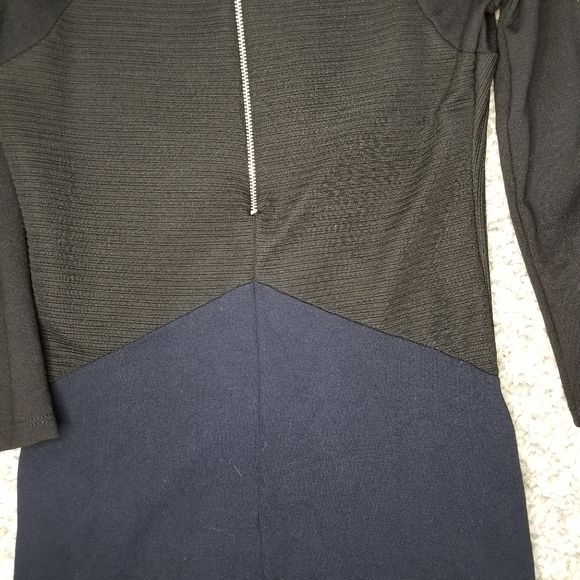 Zara midi blue and black size small dress - Picture 9 of 9